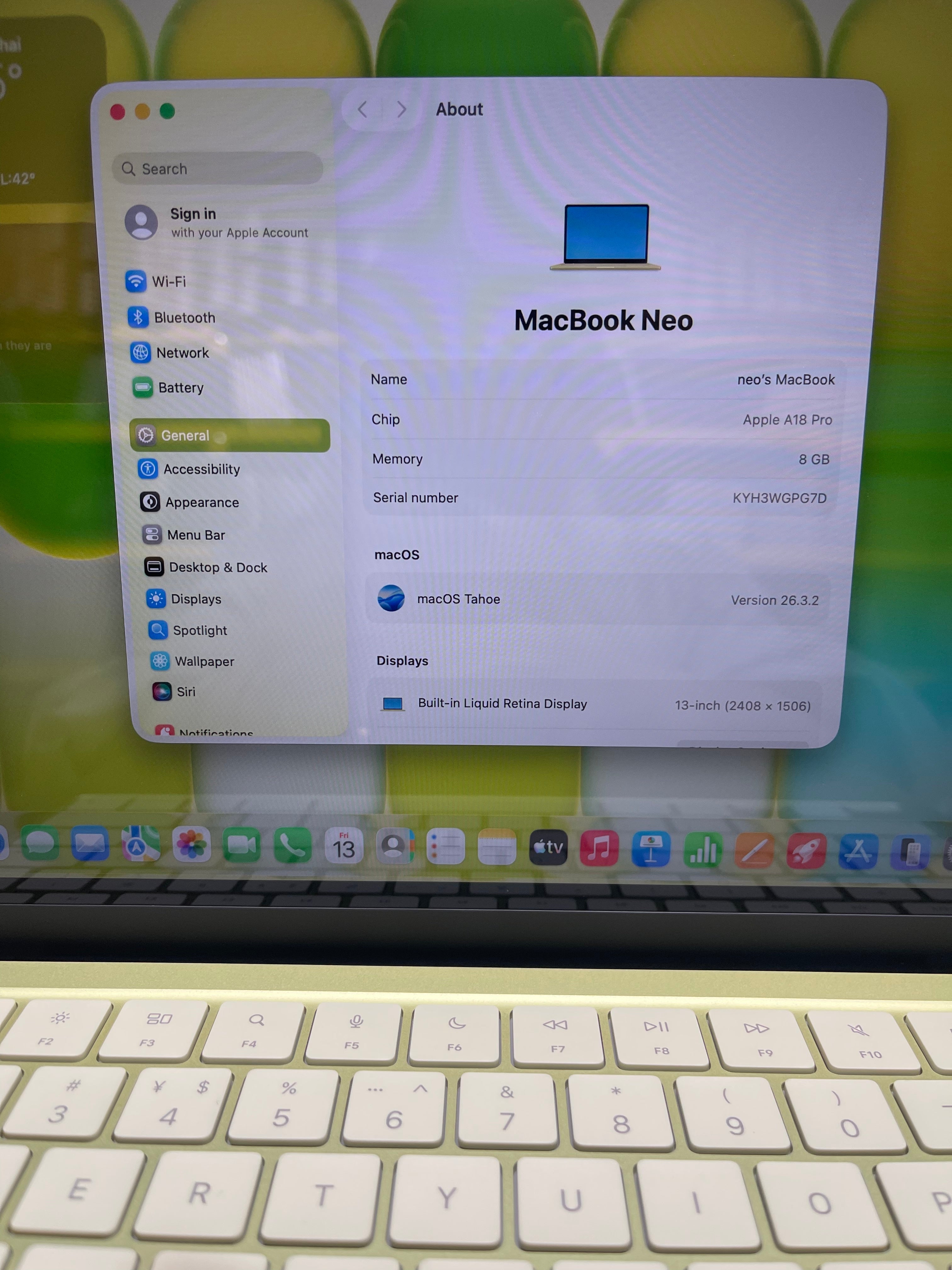 MacBook Neo 13” (A18 Pro)