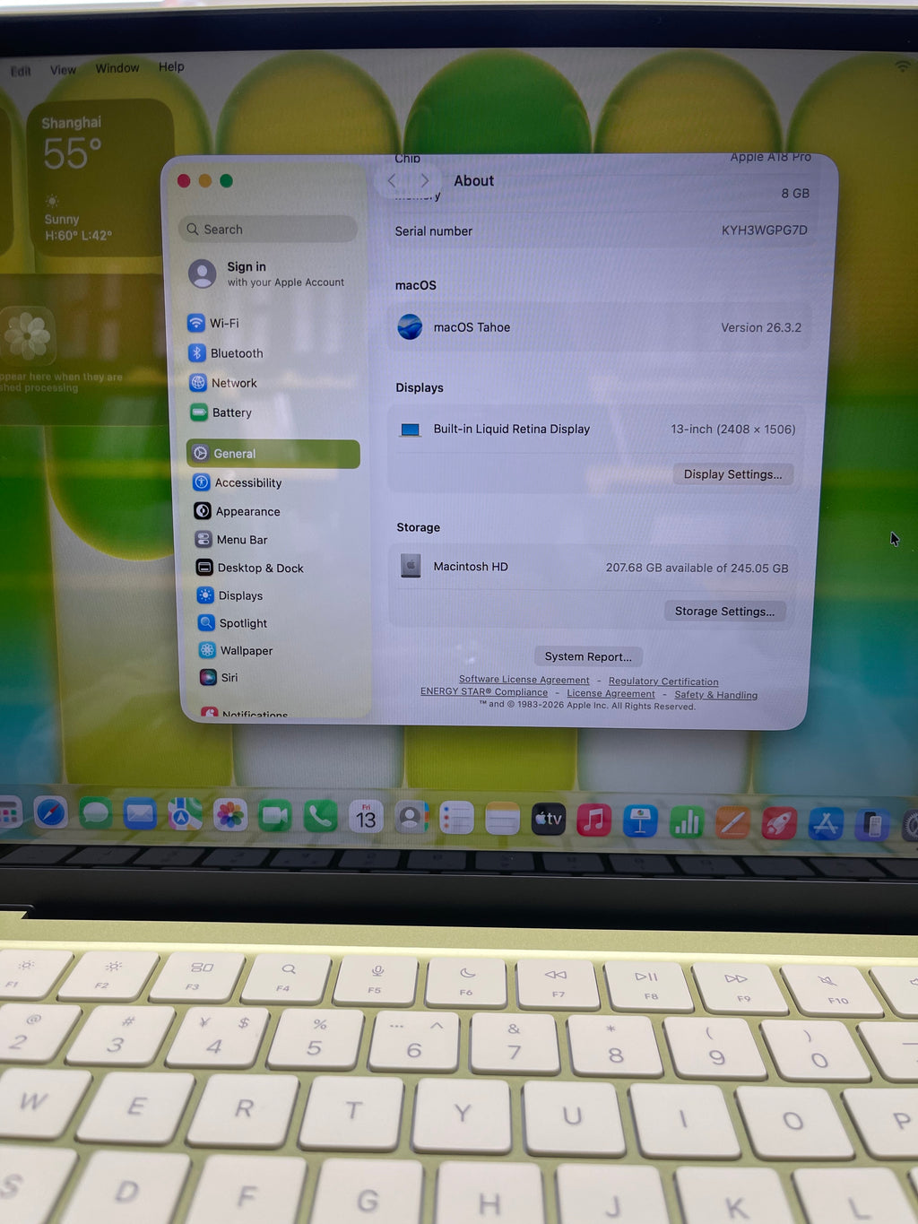 MacBook Neo 13” (A18 Pro)