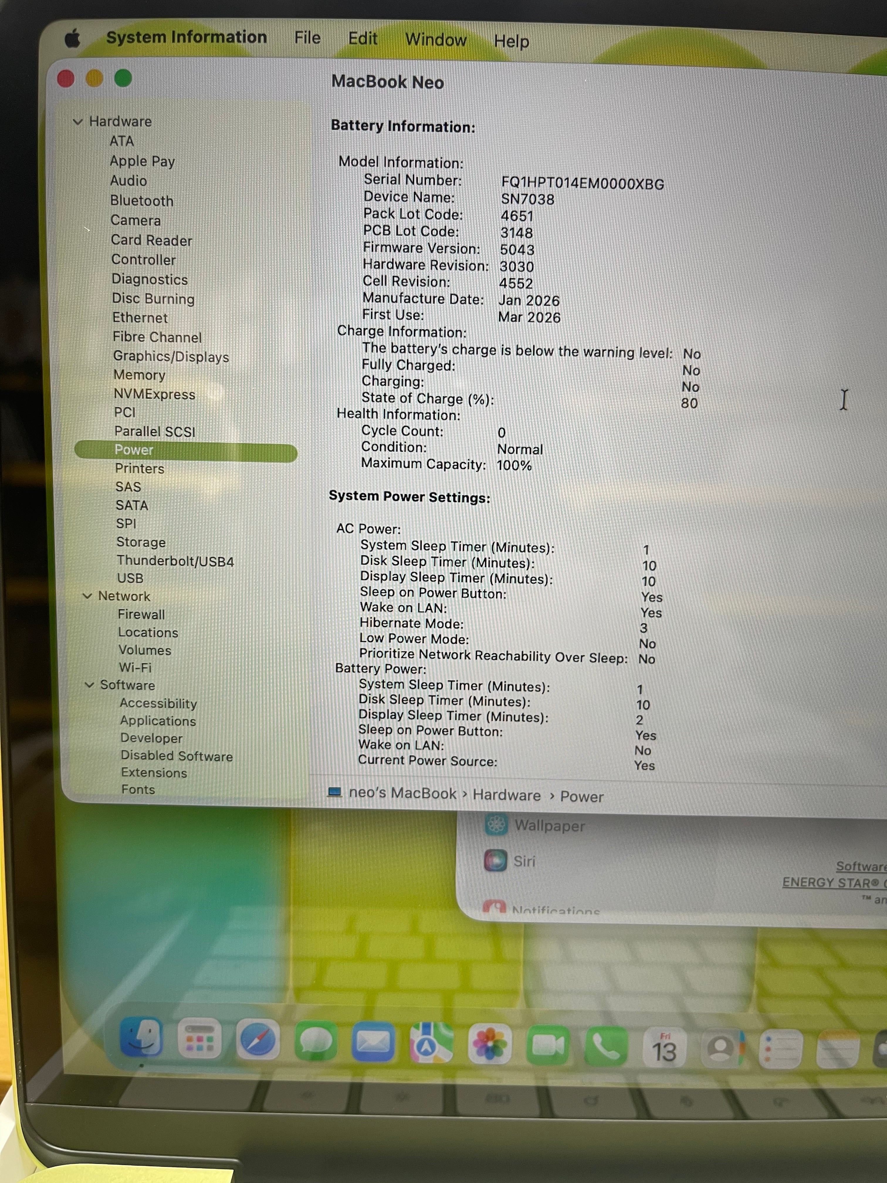 MacBook Neo 13” (A18 Pro)