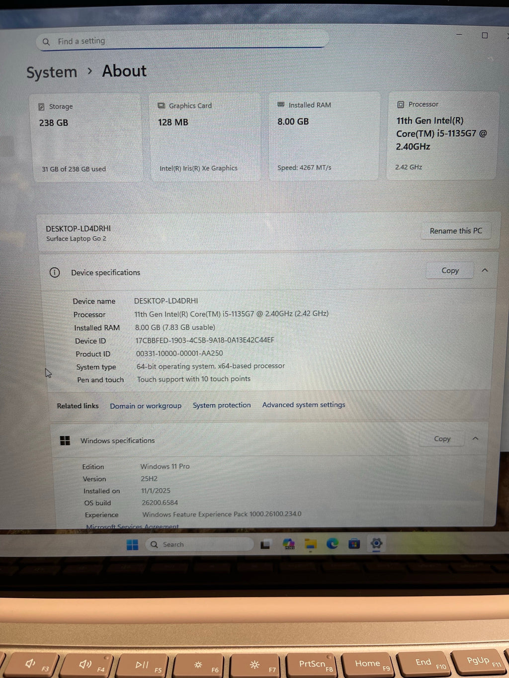 511604  Microsoft Surface Laptop Go 2 – 12” Touchscreen (i5 11th Gen)