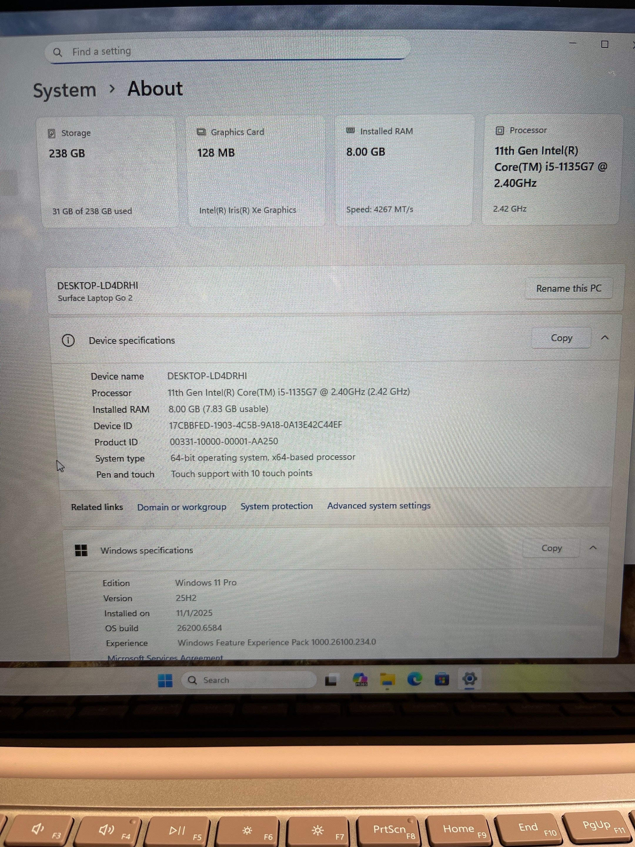 511604  Microsoft Surface Laptop Go 2 – 12” Touchscreen (i5 11th Gen)
