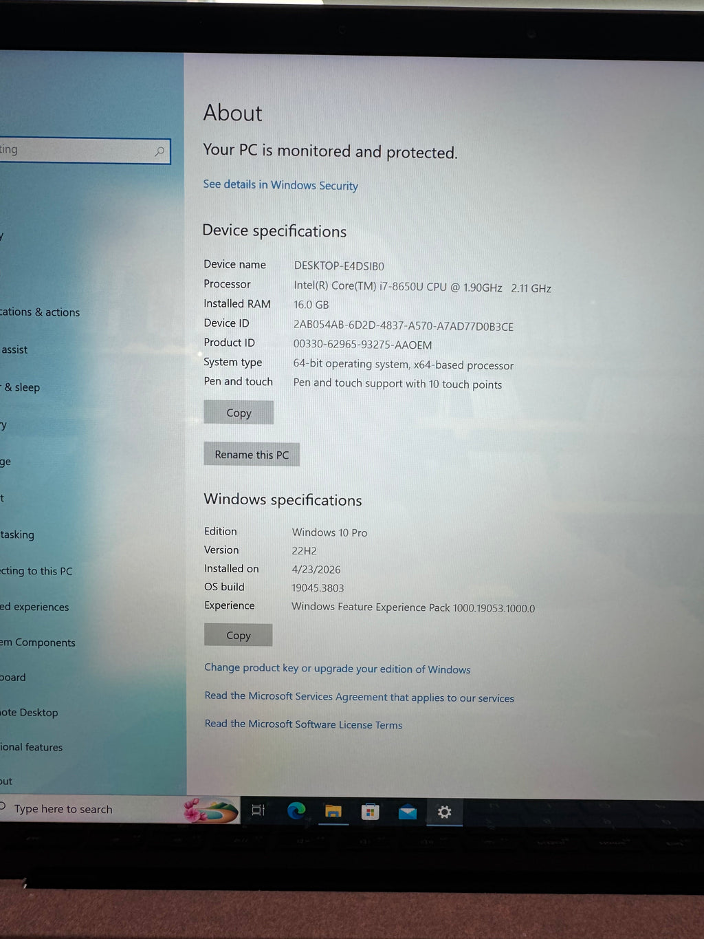 Microsoft Surface Laptop 2 – 13” Touchscreen (i7 | 16GB RAM | 512GB SSD)