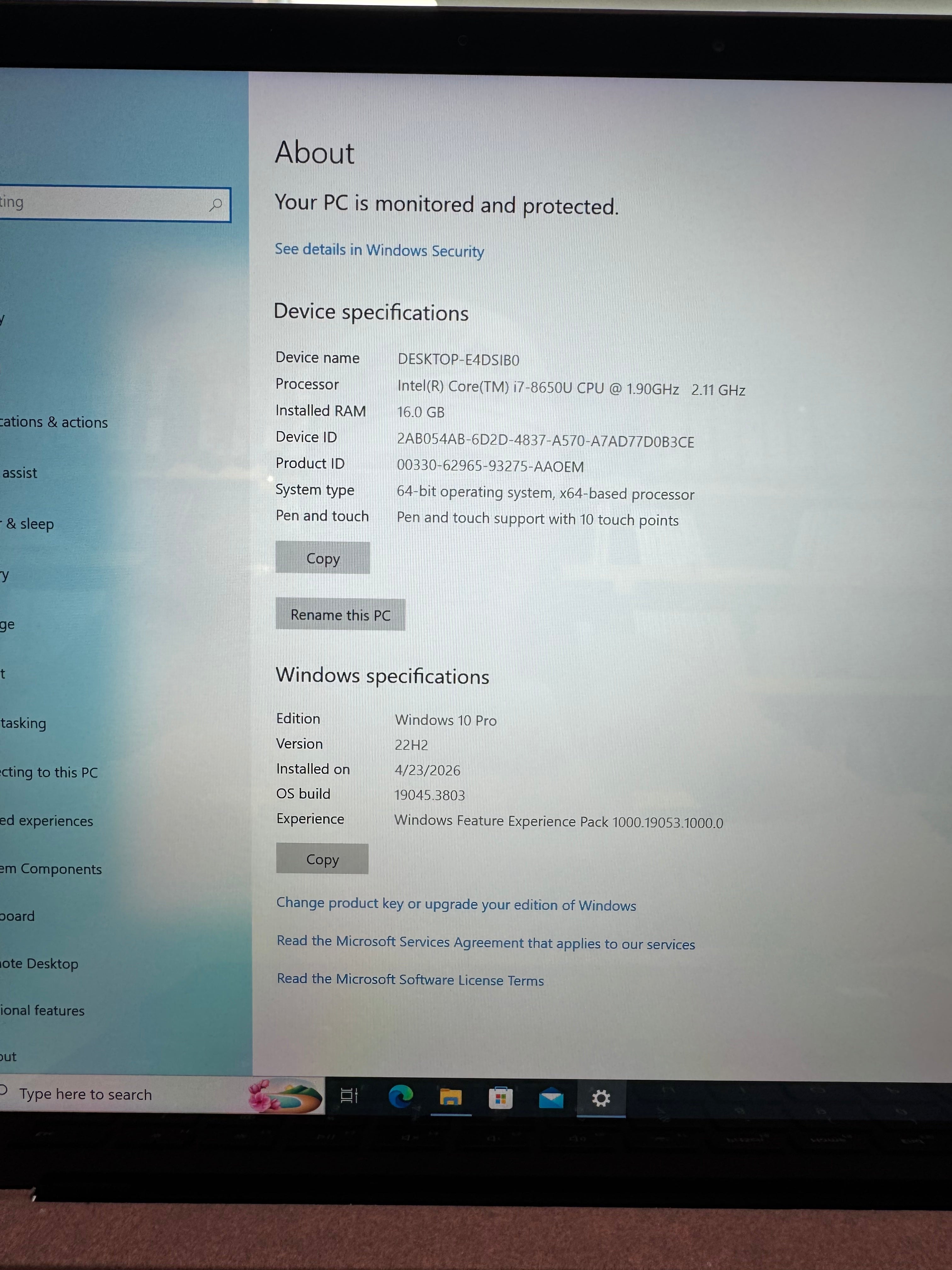 Microsoft Surface Laptop 2 – 13” Touchscreen (i7 | 16GB RAM | 512GB SSD)