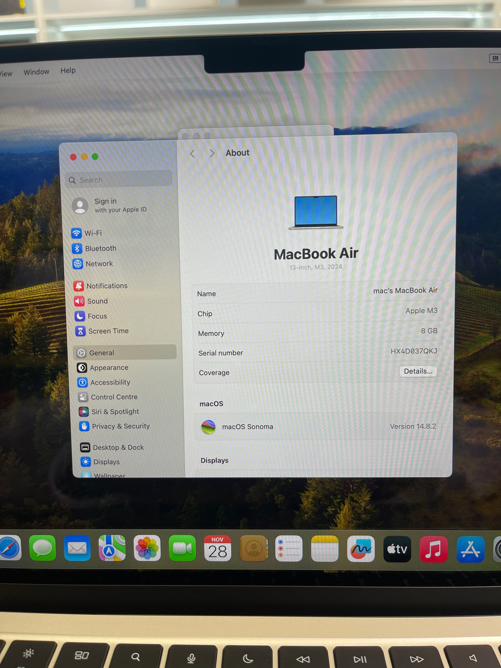 Apple MacBook Air 13” (M3, 2024 | 8GB RAM | 256GB SSD)