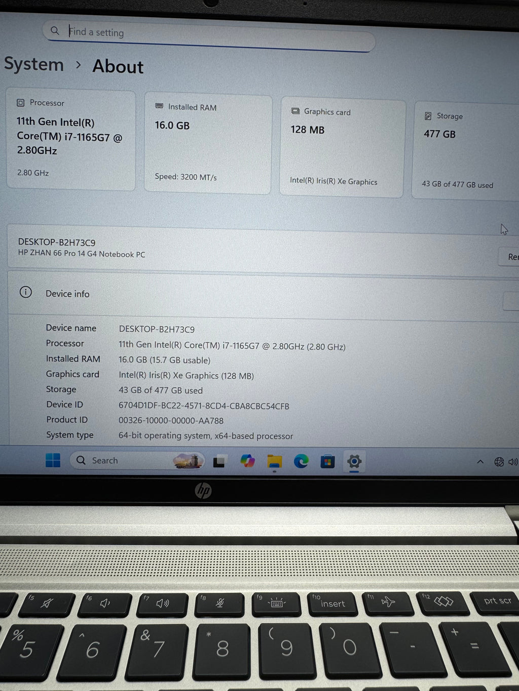 HP ProBook 440 G8 14” (i7 11th Gen | 16GB RAM | 512GB SSD)
