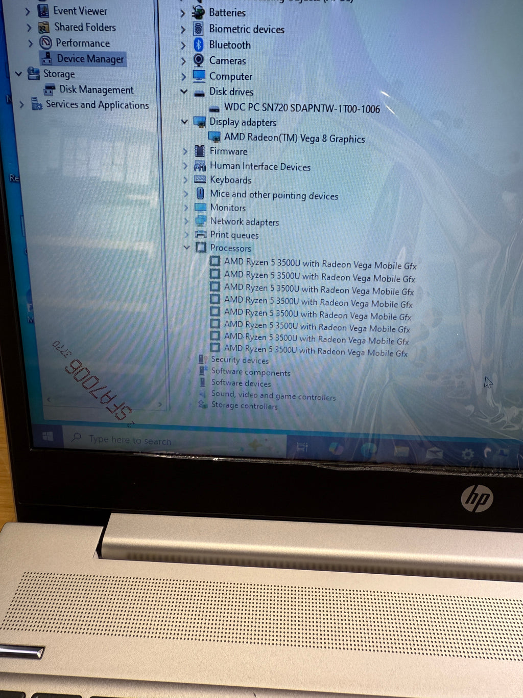 HP ProBook 455 G6 15.6” (Ryzen 5 3500U | 8GB RAM | 512GB SSD)
