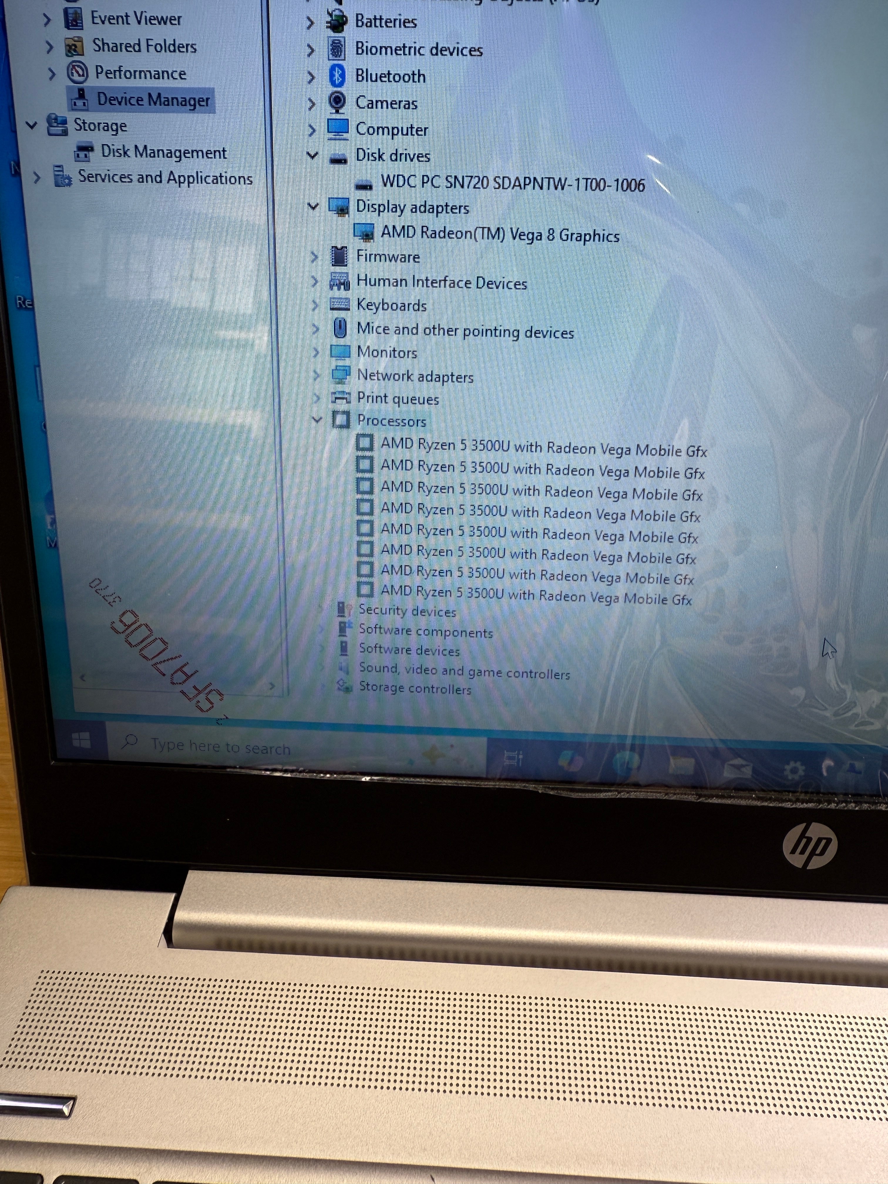 HP ProBook 455 G6 15.6” (Ryzen 5 3500U | 8GB RAM | 512GB SSD)