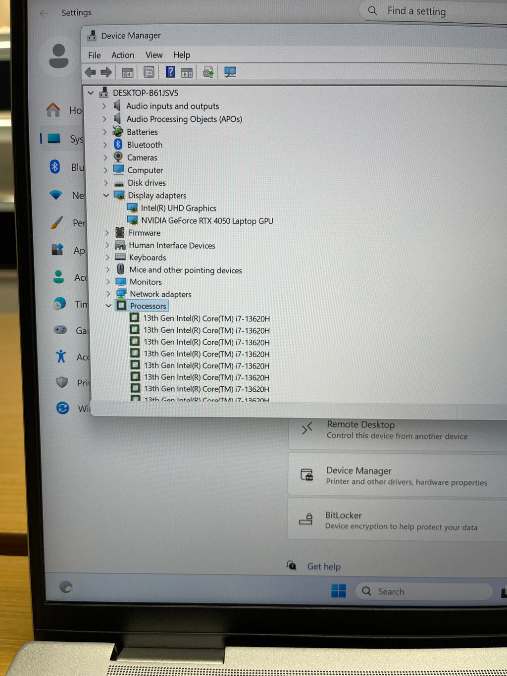 630904 Dell Inspiron 7630 16” (13th Gen i7 | 16GB RAM | 1TB SSD | RTX 4050)
