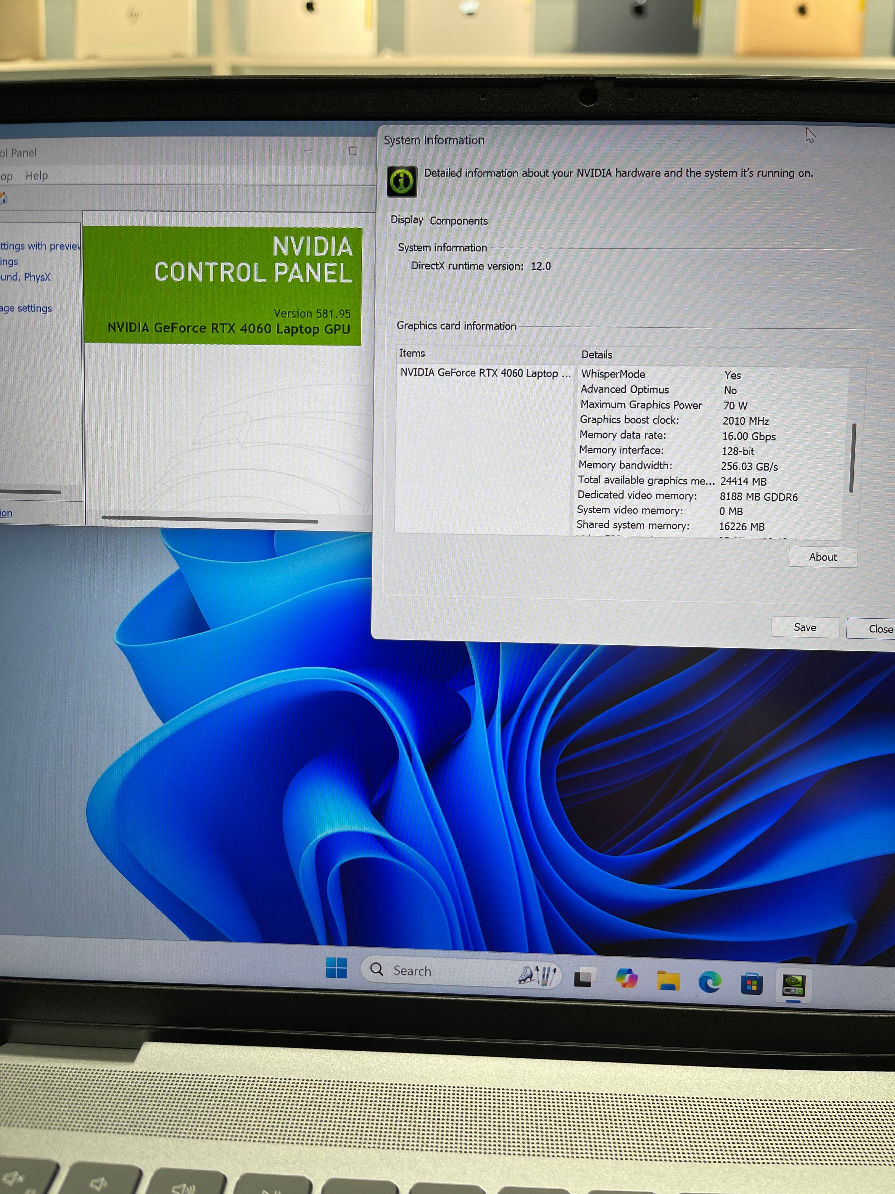630903 Dell Inspiron 7630 16” (13th Gen i7 | 32GB RAM | 1TB SSD | RTX 4050)