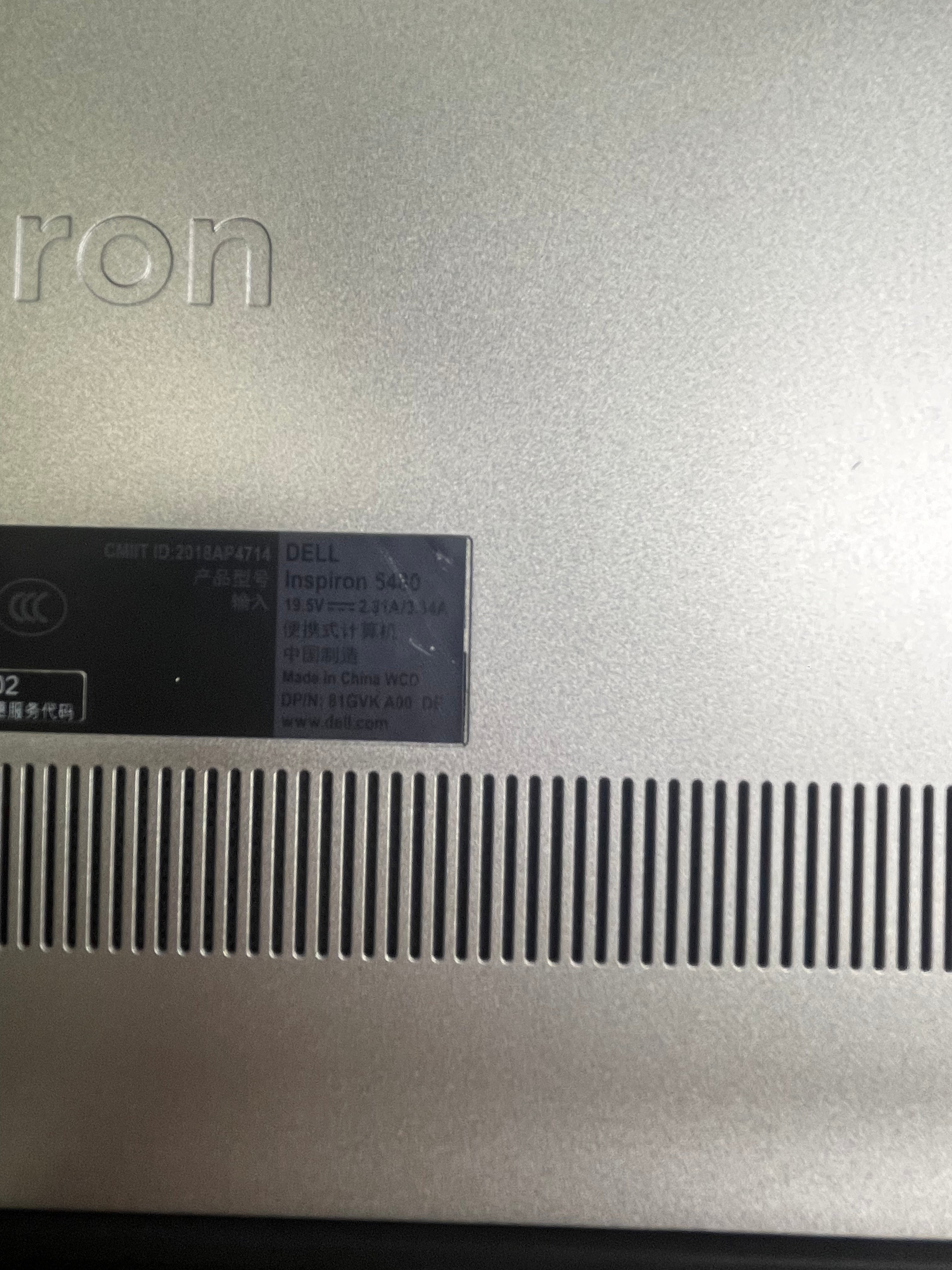 50206 Dell Inspiron 5480 / 5488 14” (8th Gen i5 | 8GB RAM | SSD + HDD | MX130 Graphics)