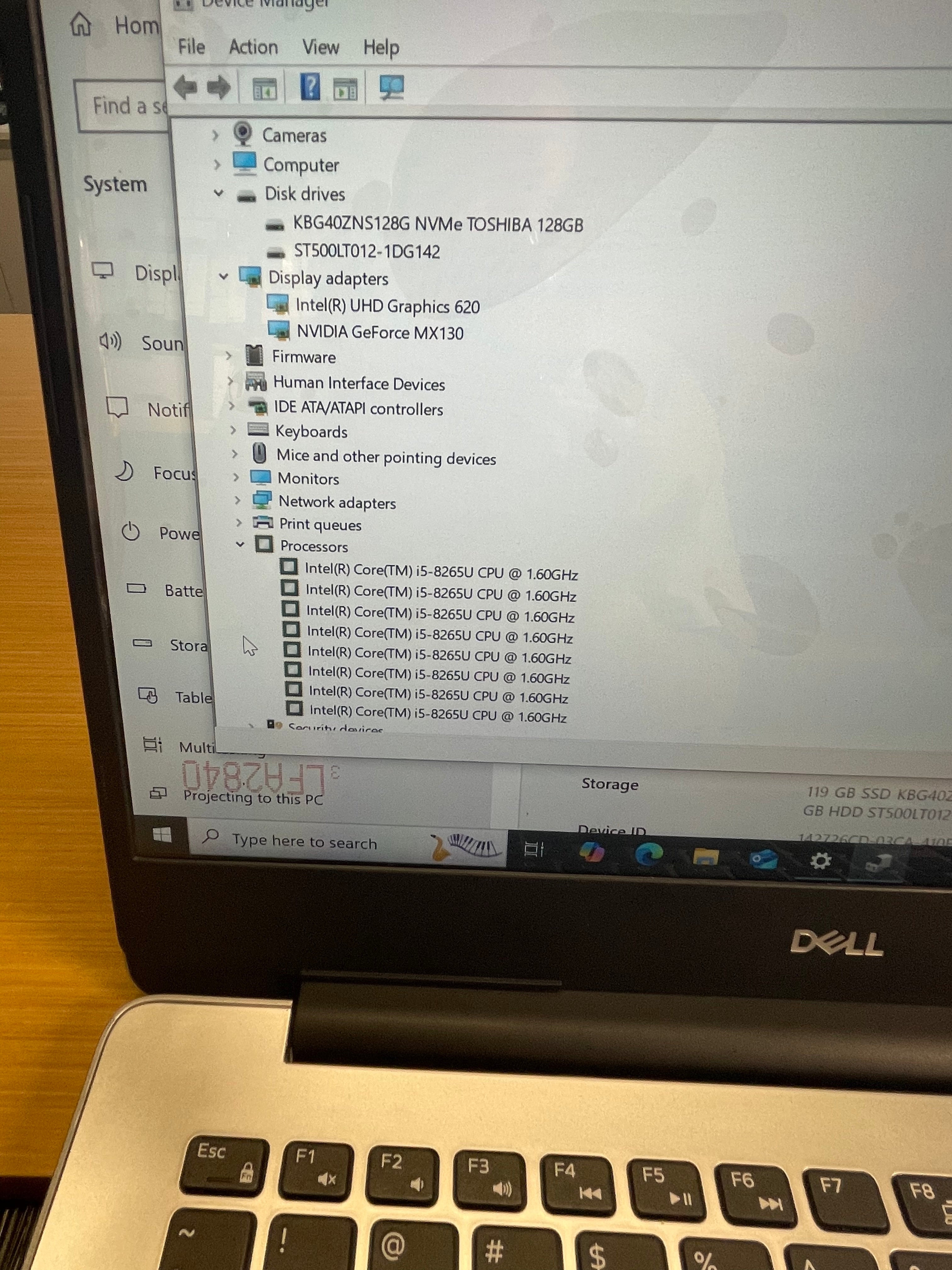50206 Dell Inspiron 5480 / 5488 14” (8th Gen i5 | 8GB RAM | SSD + HDD | MX130 Graphics)