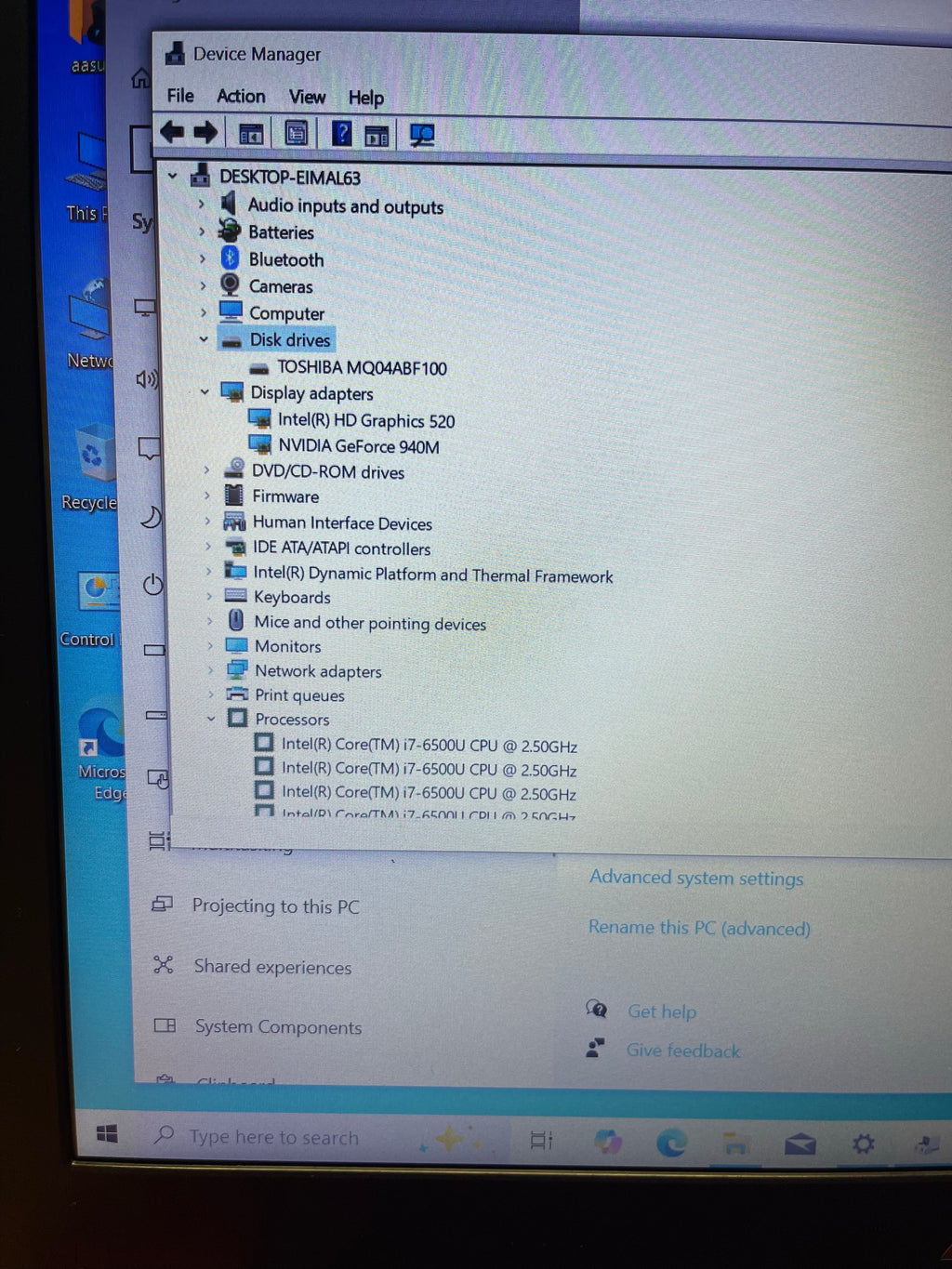 5121018 ASUS FL5900U 15.6” (6th Gen i7 | 4GB RAM | 1TB HDD | GeForce 940M)