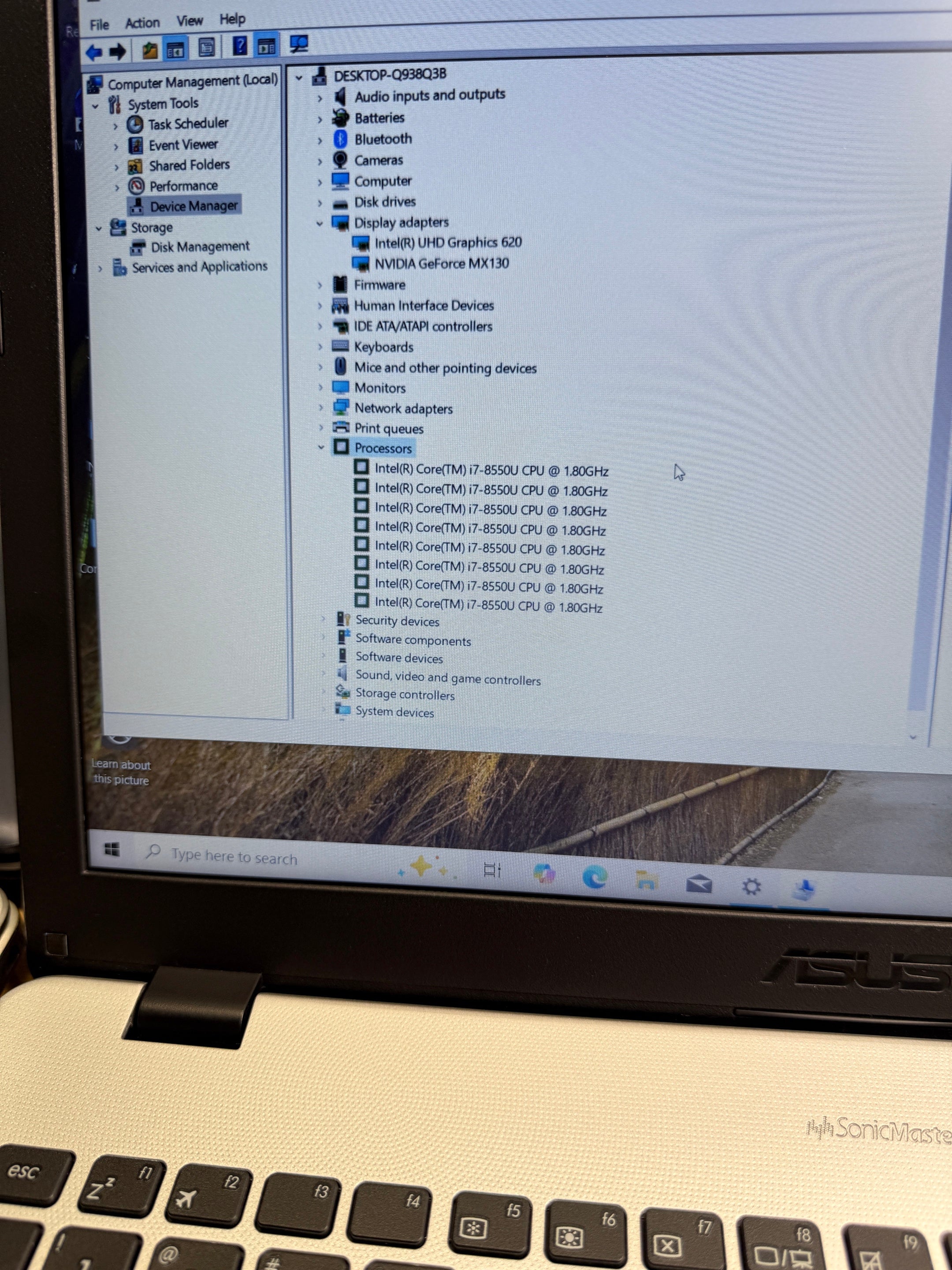 5121004  ASUS A508U / FL8000U 15.6” (8th Gen i7 | 8GB RAM | 128GB SSD + 500GB HDD | MX130 Graphics)
