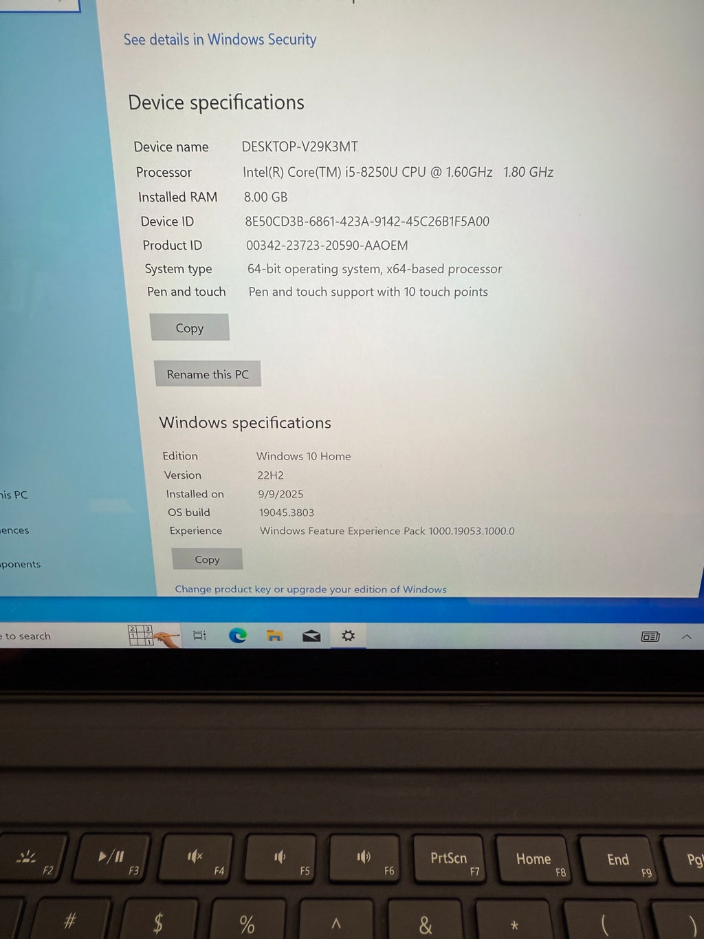 Microsoft Surface Laptop Pro 12” (8th Gen i5 | 8GB RAM | 256GB SSD | Touchscreen)