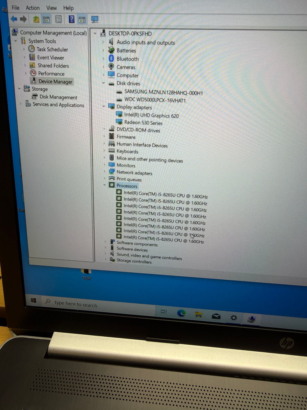 640205 HP 17Q 17” Laptop (8th Gen i5 | 8GB RAM | 128GB SSD + 500GB HDD)