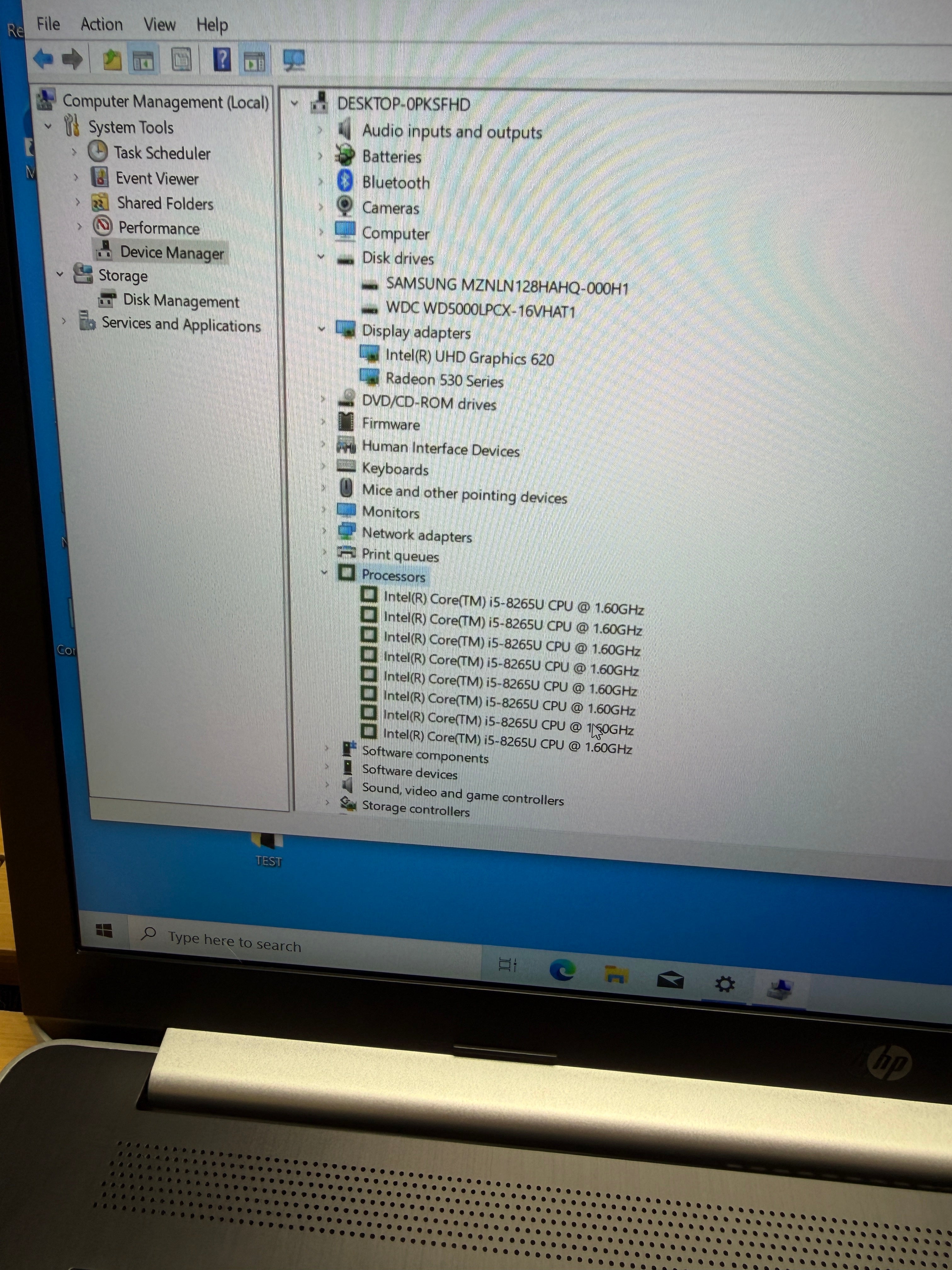 640205 HP 17Q 17” Laptop (8th Gen i5 | 8GB RAM | 128GB SSD + 500GB HDD)