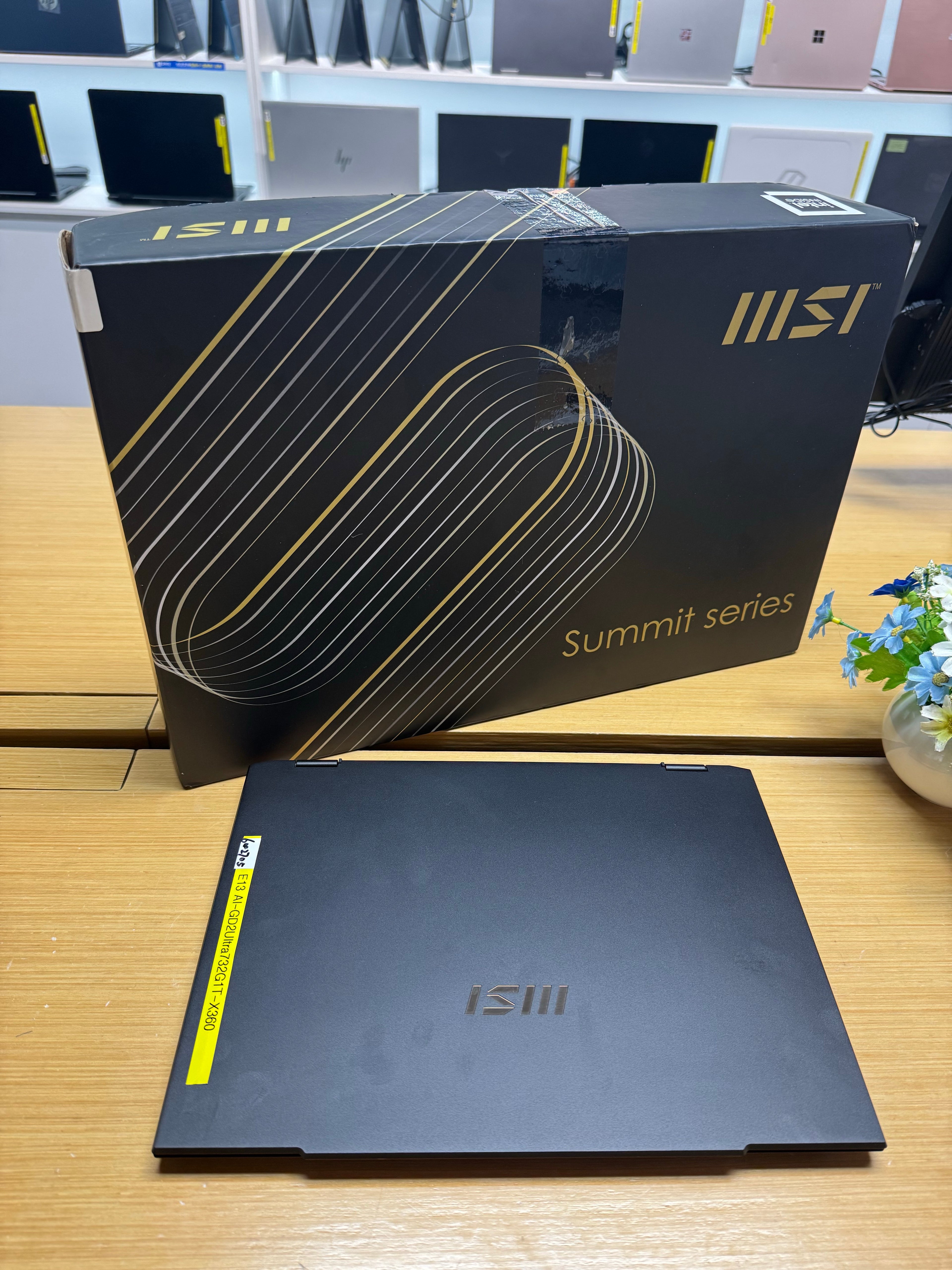 642705 MSI E13 AI X360 13” Touch Laptop (Intel Ultra 7 | 32GB RAM | 1TB SSD | Intel Arc Graphics)