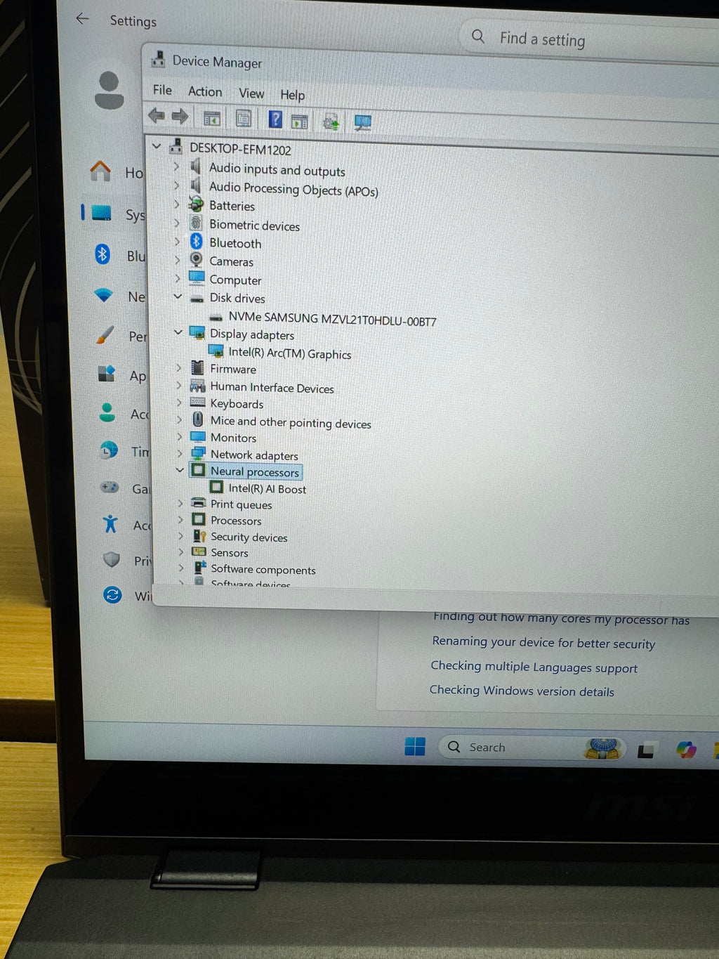 642705 MSI E13 AI X360 13” Touch Laptop (Intel Ultra 7 | 32GB RAM | 1TB SSD | Intel Arc Graphics)