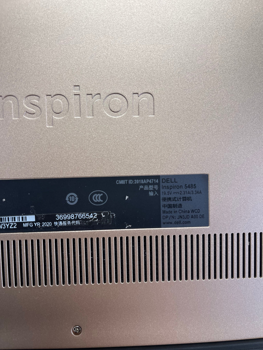 Dell Inspiron 5485 14” Laptop (AMD Ryzen 5 3500U | 4GB/8GB RAM | 256GB SSD)