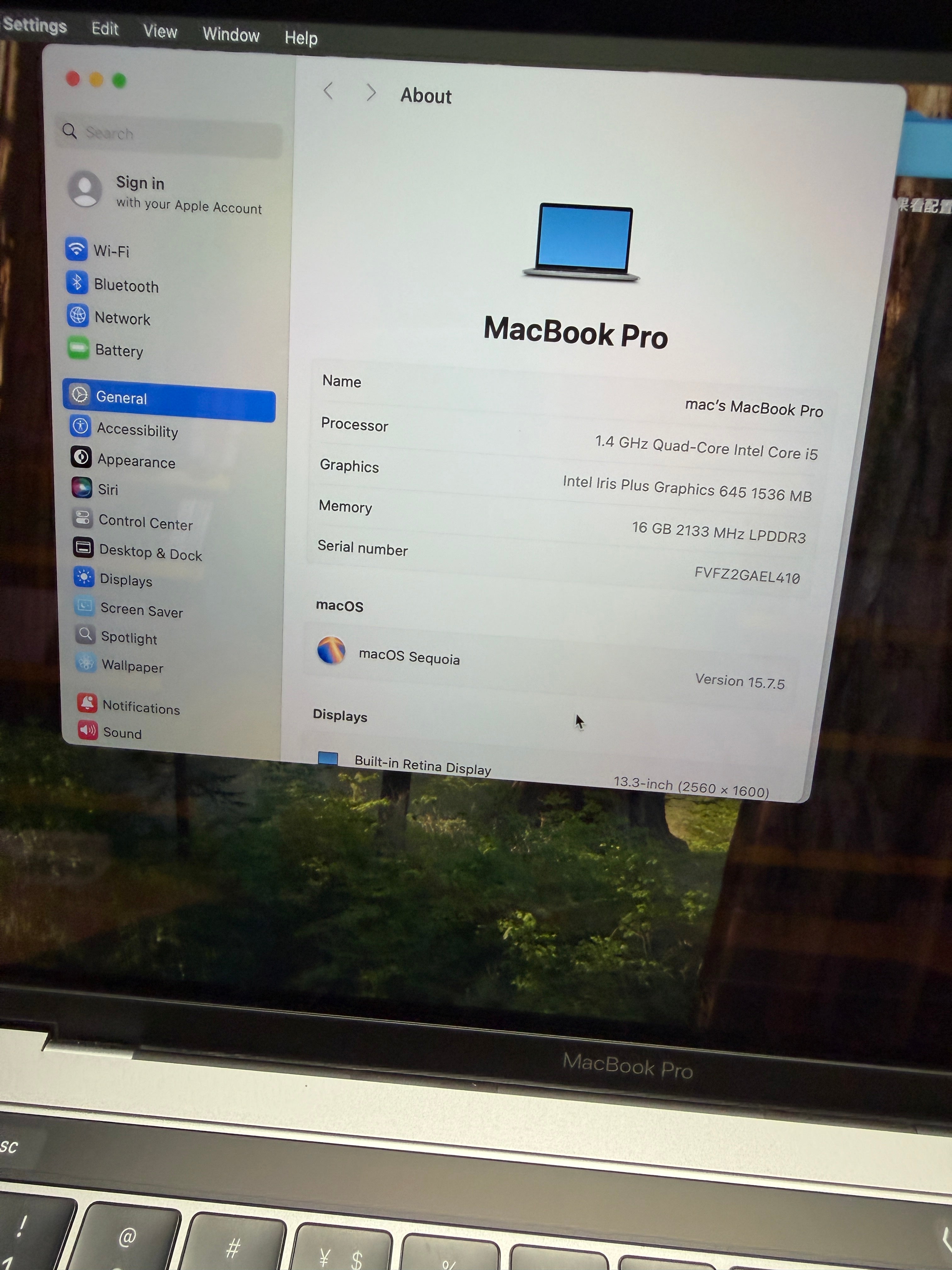 MacBook Pro 2019 13” Touch Bar (Intel Core i5 | 16GB RAM | 256GB SSD)