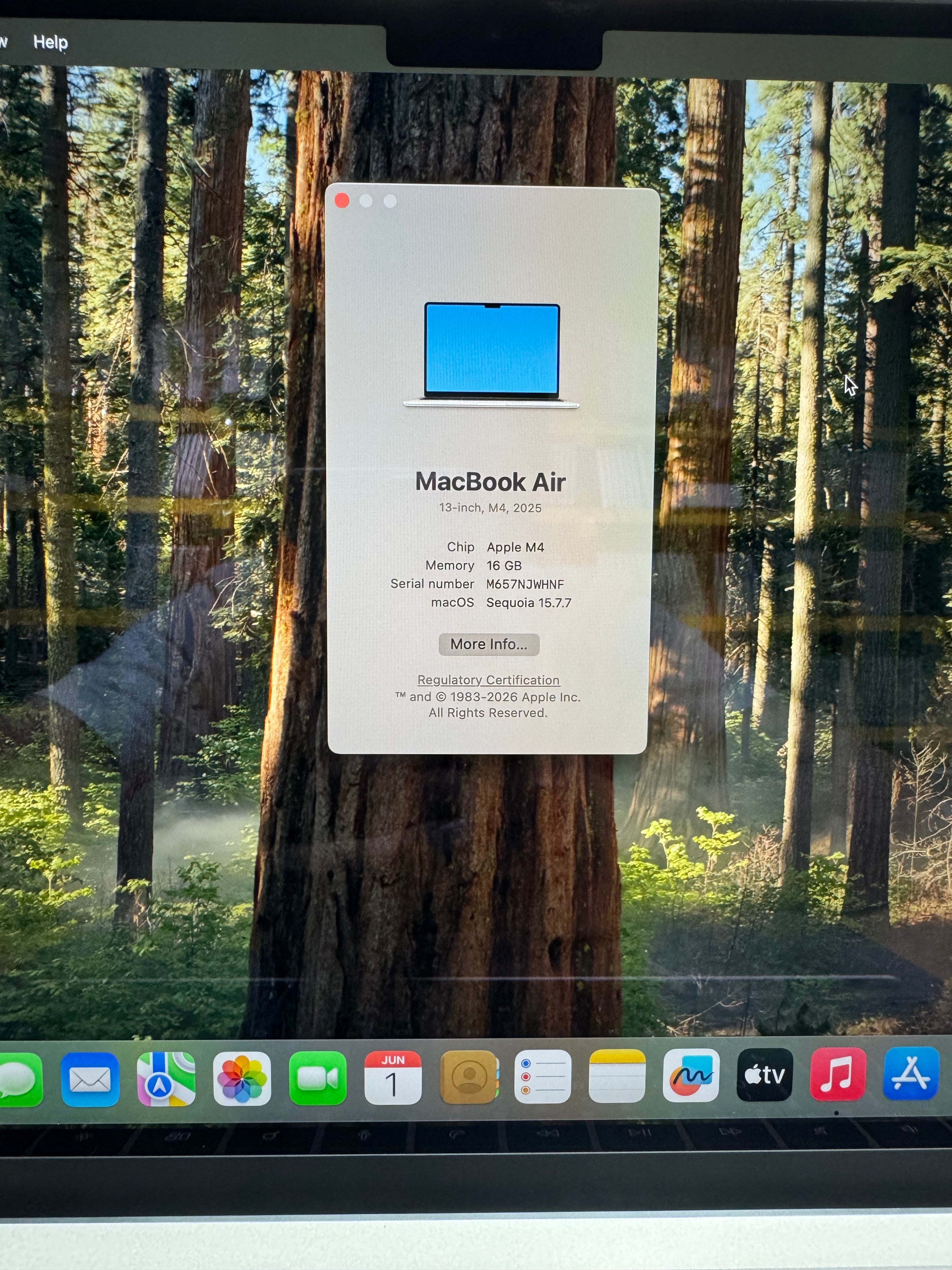 Apple MacBook Air 13" (M4 Chip | 16GB RAM | 256GB SSD)