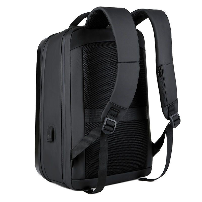Water-Resistant Hard-Shell Laptop Backpack