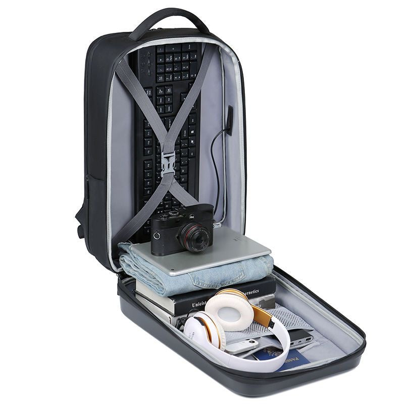 Water-Resistant Hard-Shell Laptop Backpack