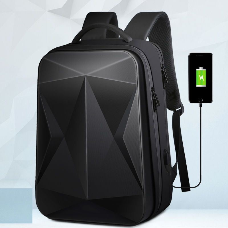Water-Resistant Hard-Shell Laptop Backpack