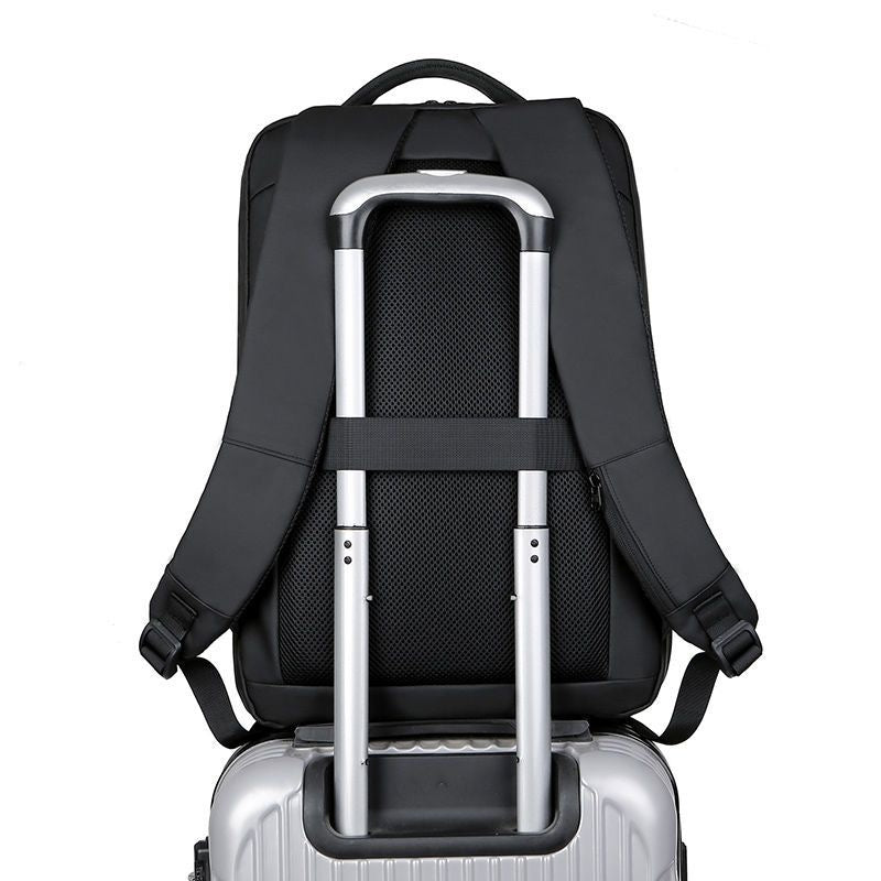 Water-Resistant Hard-Shell Laptop Backpack