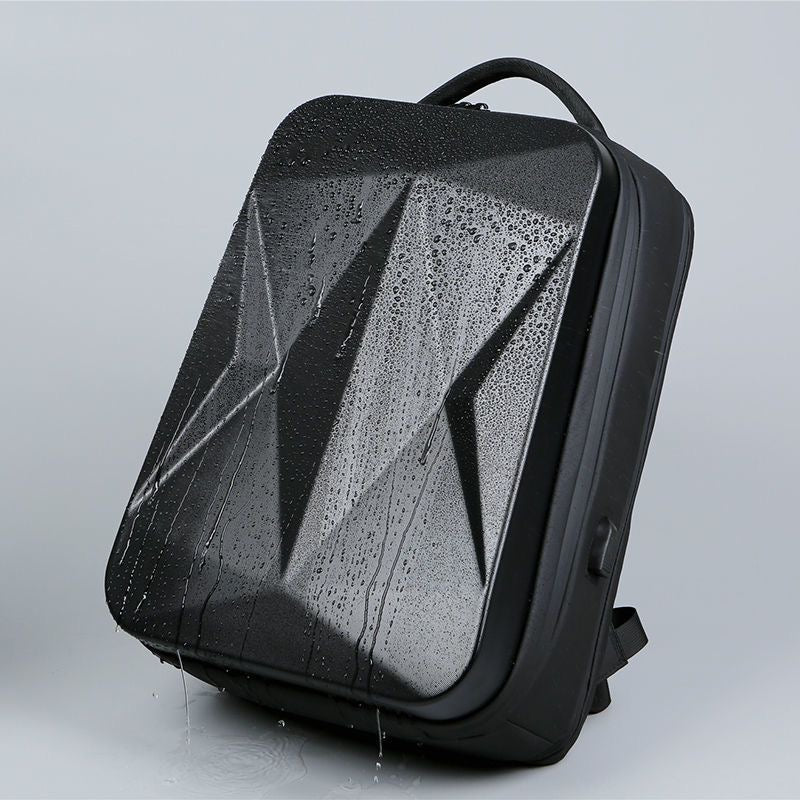 Water-Resistant Hard-Shell Laptop Backpack