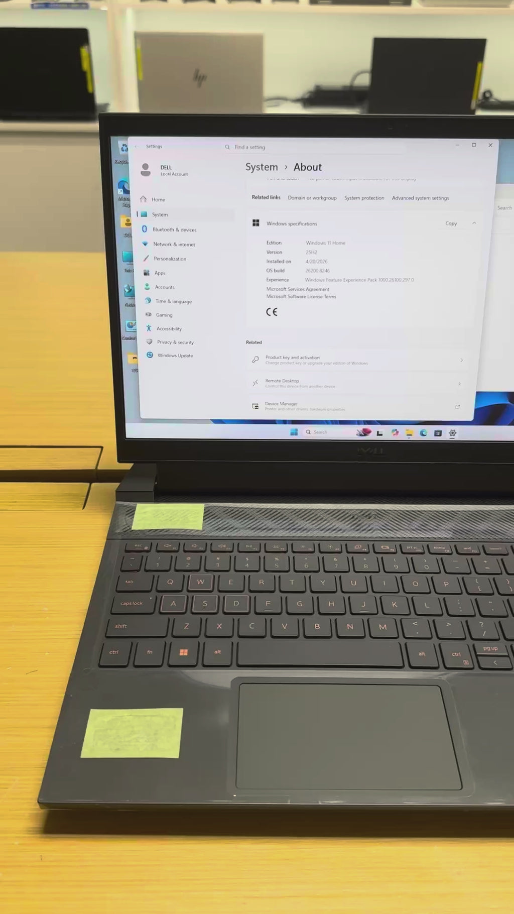 Dell G15 5530 (15.6” | Core i5 13th Gen | RTX 4050 | 16GB RAM | 1TB SSD)